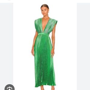 Li’dee gala midi green dress